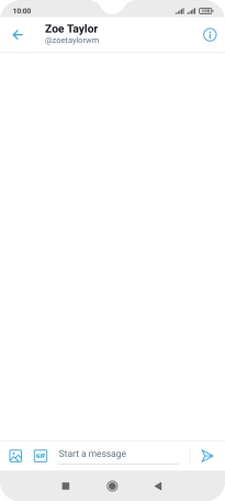 Press the text input field.