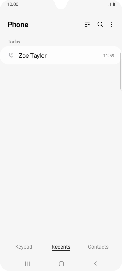 Press the required number. Press the required number.
