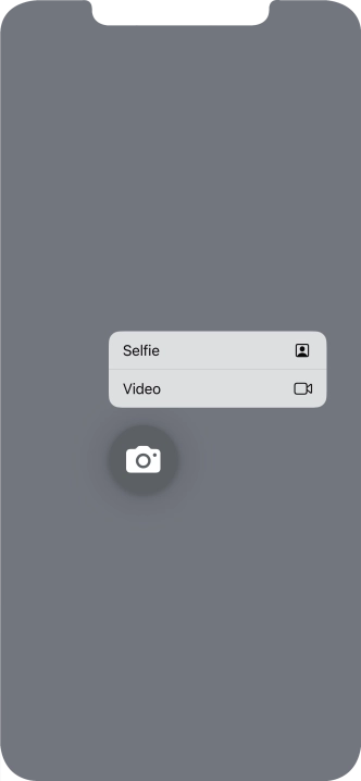 Press and hold the required function to see more actions.