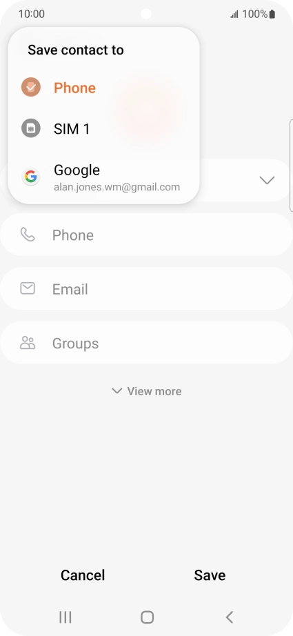 Press Phone. Press Phone.