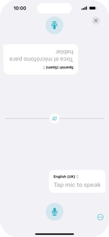 Press the end icon to end two-way view.