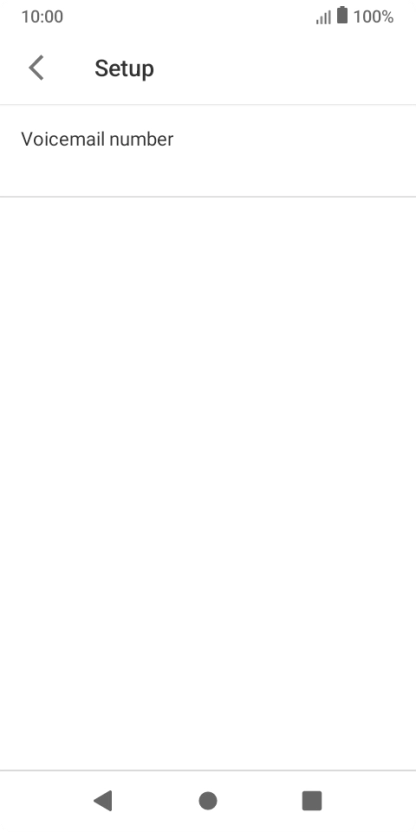 Press Voicemail number.