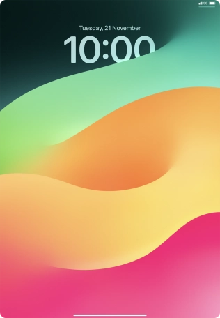 Slide your finger upwards starting from the bottom of the screen. Slide your finger upwards starting from the bottom of the screen.