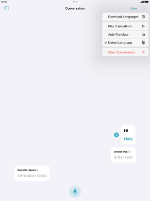 Press Clear Conversation. Press Clear Conversation.
