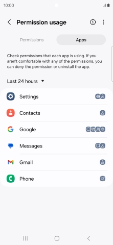 Press the drop down list. Press the drop down list.