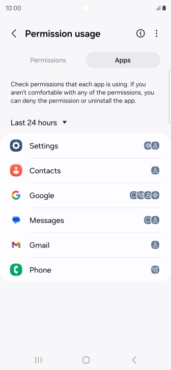 Press the drop down list. Press the drop down list.