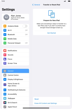 Press Get Started. Press Get Started.