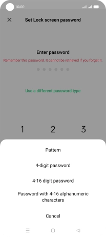 Press the required phone lock code and follow the instructions on the screen to create an additional phone lock code. Press the required phone lock code and follow the instructions on the screen to create an additional phone lock code.