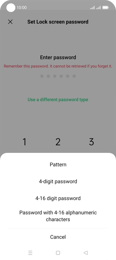Press the required phone lock code and follow the instructions on the screen to create an additional phone lock code. Press the required phone lock code and follow the instructions on the screen to create an additional phone lock code.