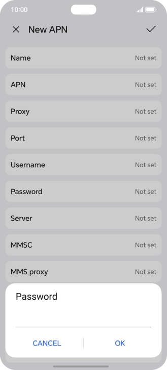 Key in wap and press OK.