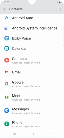 Press the required app.