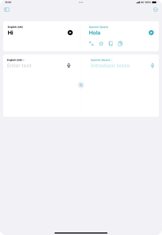 Press the screen size icon.