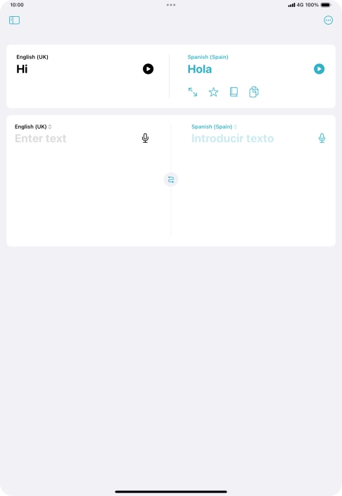 Press the screen size icon.