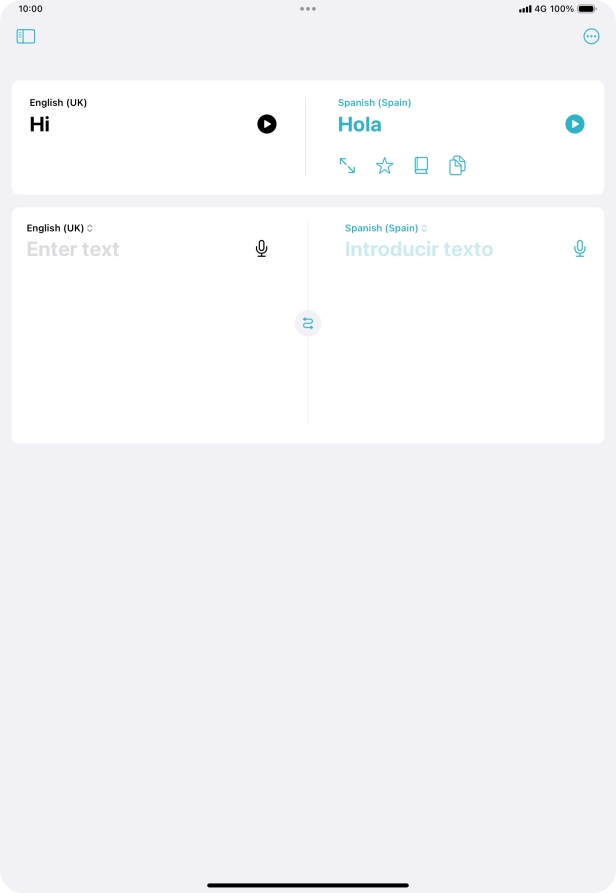Press the screen size icon.