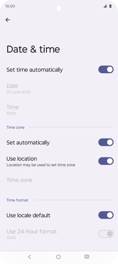 Press the Home key to return to the home screen. Press the Home key to return to the home screen.