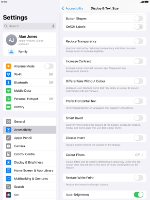 Press the indicator next to Press the indicator next to
