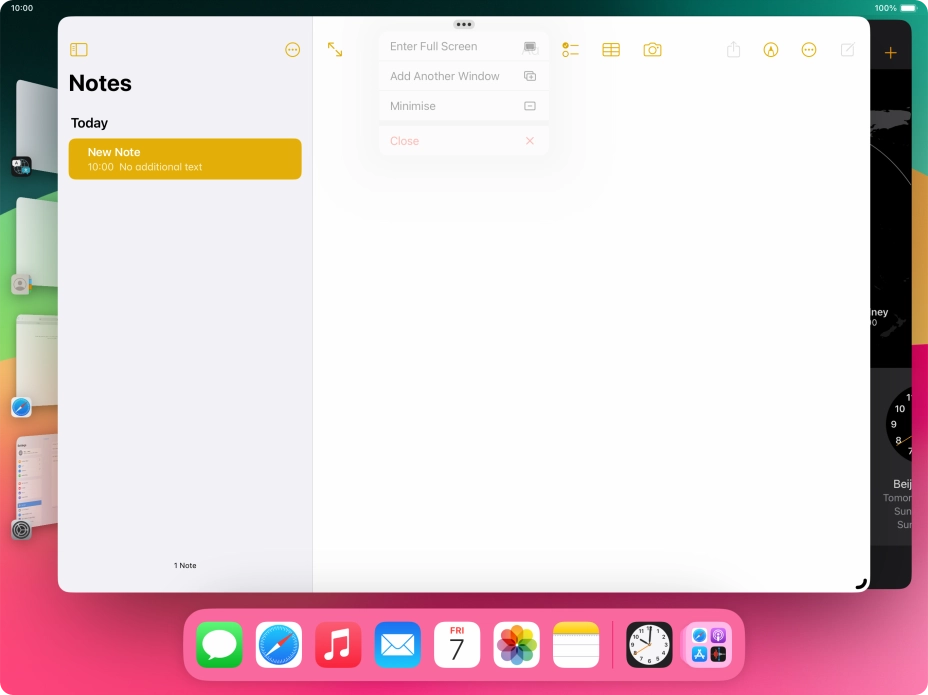 Press Add Another Window. Press Add Another Window.