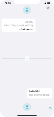Press the end icon to end two-way view.