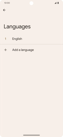 Press Add a language. Press Add a language.