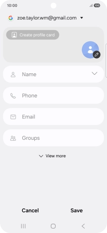 Press Name and key in the required name.