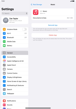 Slide your finger upwards starting from the bottom of the screen to return to the home screen.