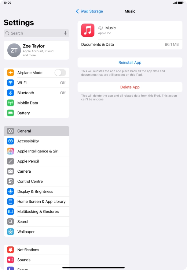Slide your finger upwards starting from the bottom of the screen to return to the home screen.