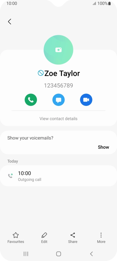 Press the Home key to return to the home screen.