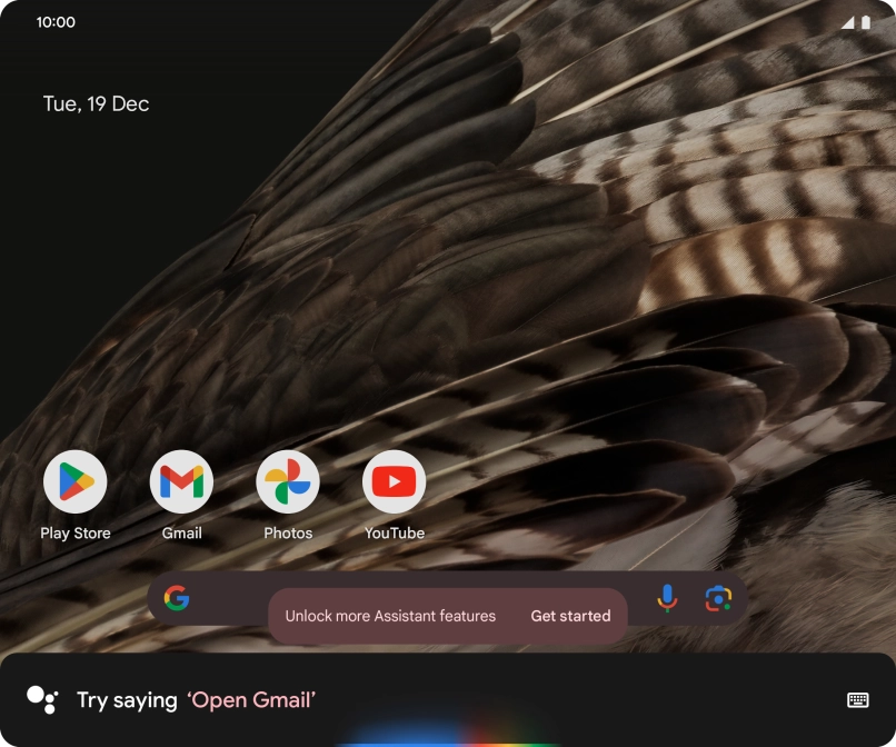 Say, in your own words, what you would like your phone to do, e.g.: OPEN [application], CALL [contact], SEARCH FOR [information]. It's not necessary to use a specific command for each function.