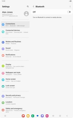 Press the indicator to turn on the function.