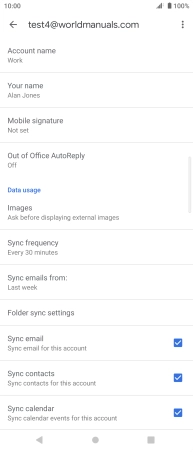 Press Account name and key in the required name.