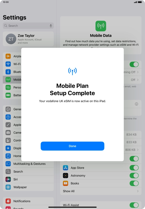 Press Done. Press Done.