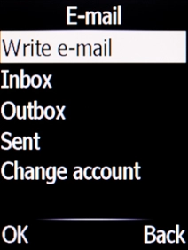 Press the Left selection key.