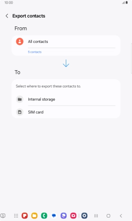 Press the name of the SIM.