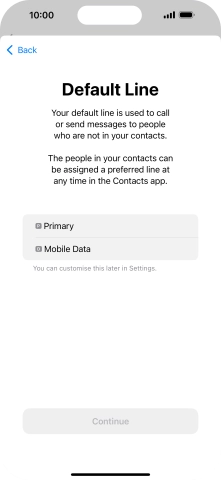 Press the required price plan.