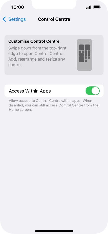 Press the indicator next to Press the indicator next to