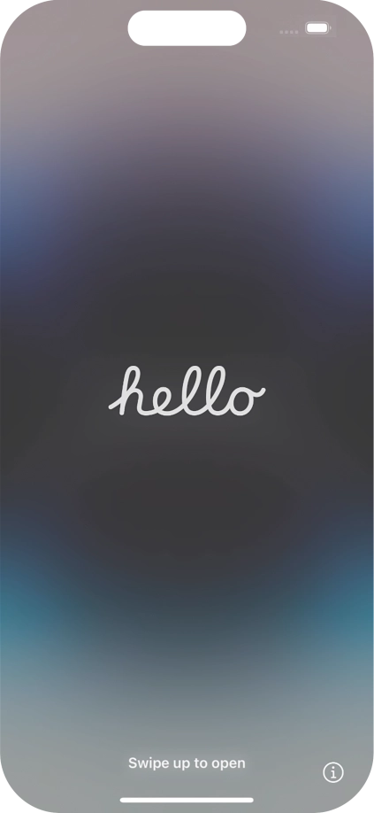 Slide your finger upwards starting from the bottom of the screen. Slide your finger upwards starting from the bottom of the screen.