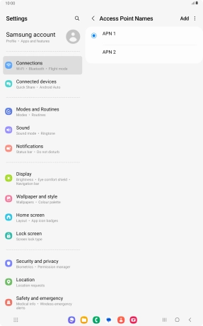 Press the Home key to return to the home screen.