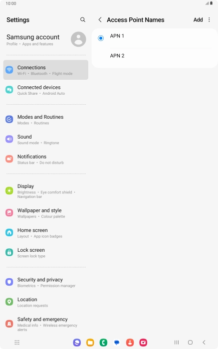 Press the Home key to return to the home screen.