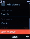 Select Save contact.
