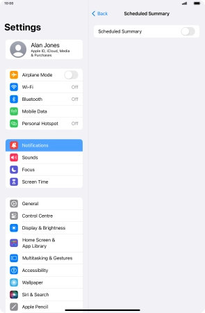 Press the indicator next to Press the indicator next to