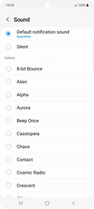Press the required message tones to hear them.