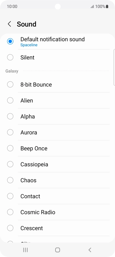 Press the required message tones to hear them.