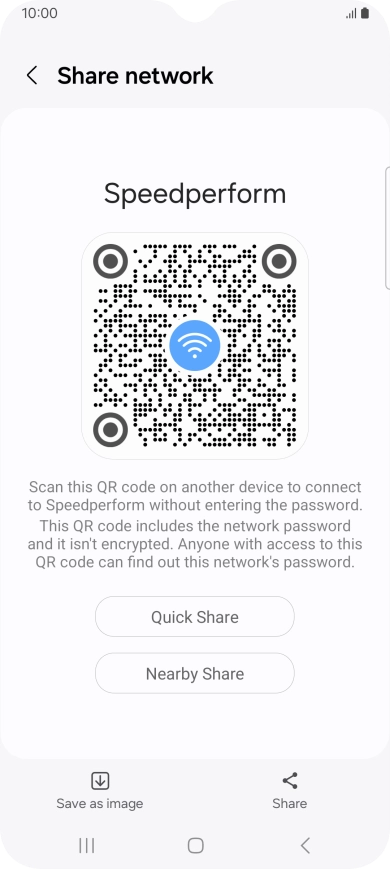 Place the QR code inside the camera frame on the other device to scan the code.