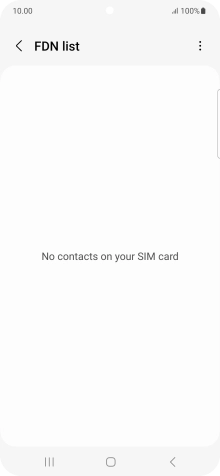 Press the menu icon.