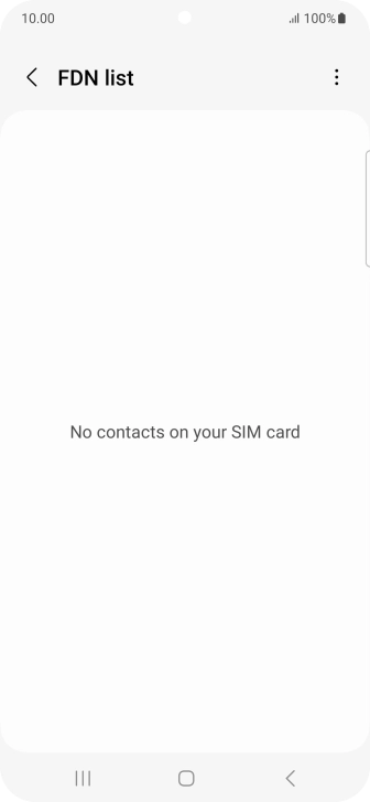 Press the menu icon.