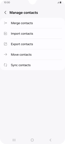 Press Merge contacts.