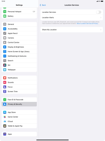 Press the indicator next to Press the indicator next to