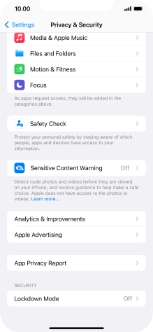 Press Sensitive Content Warning.