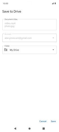 Press the field below 