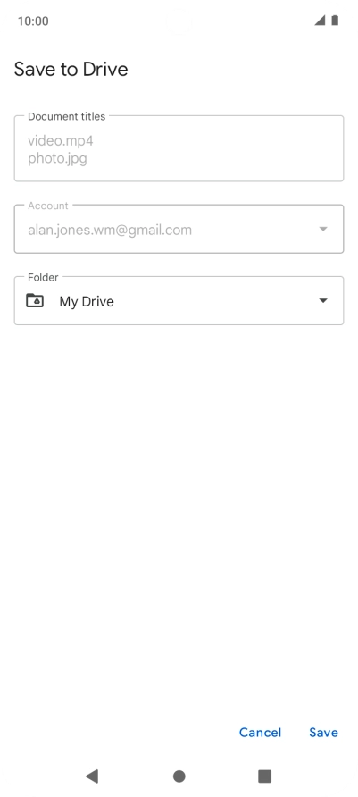 Press the field below 